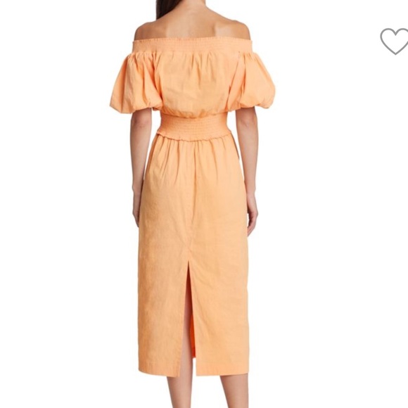 A.L.C. Adena Off-The-Shoulder Midi Dress - Picture 3 of 8